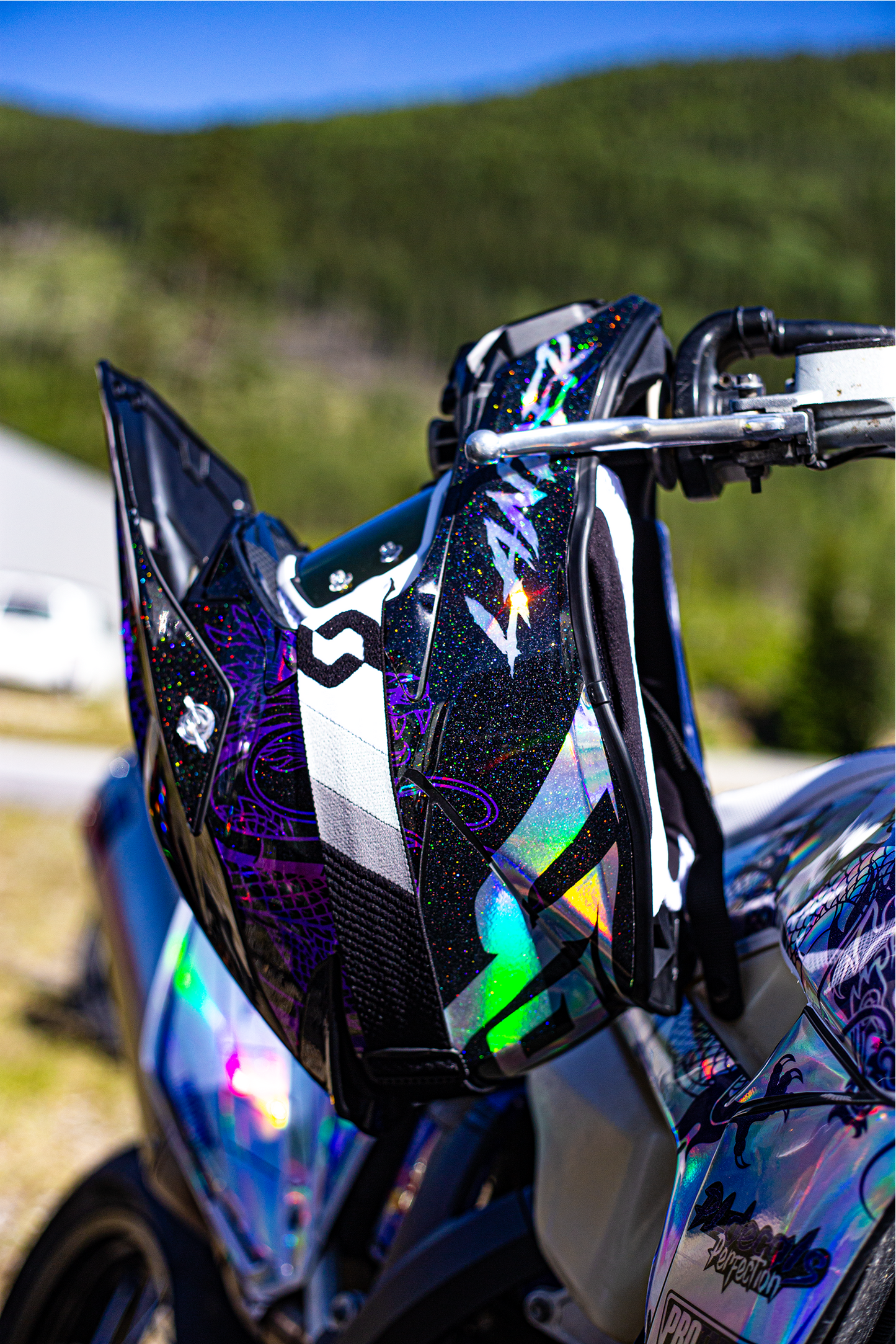 HOT DEALS Custom Bike-helmet-barpad graphics