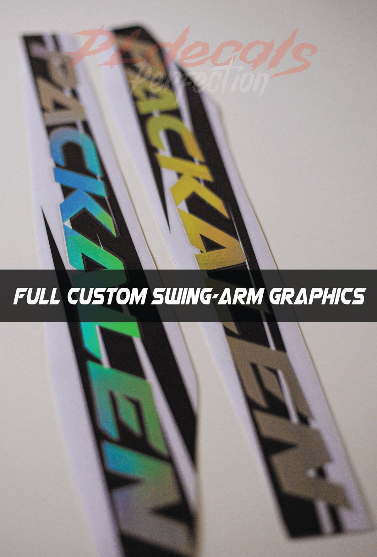 Arm Ride Decal Custom Swing Arm Graphics – PL Decals