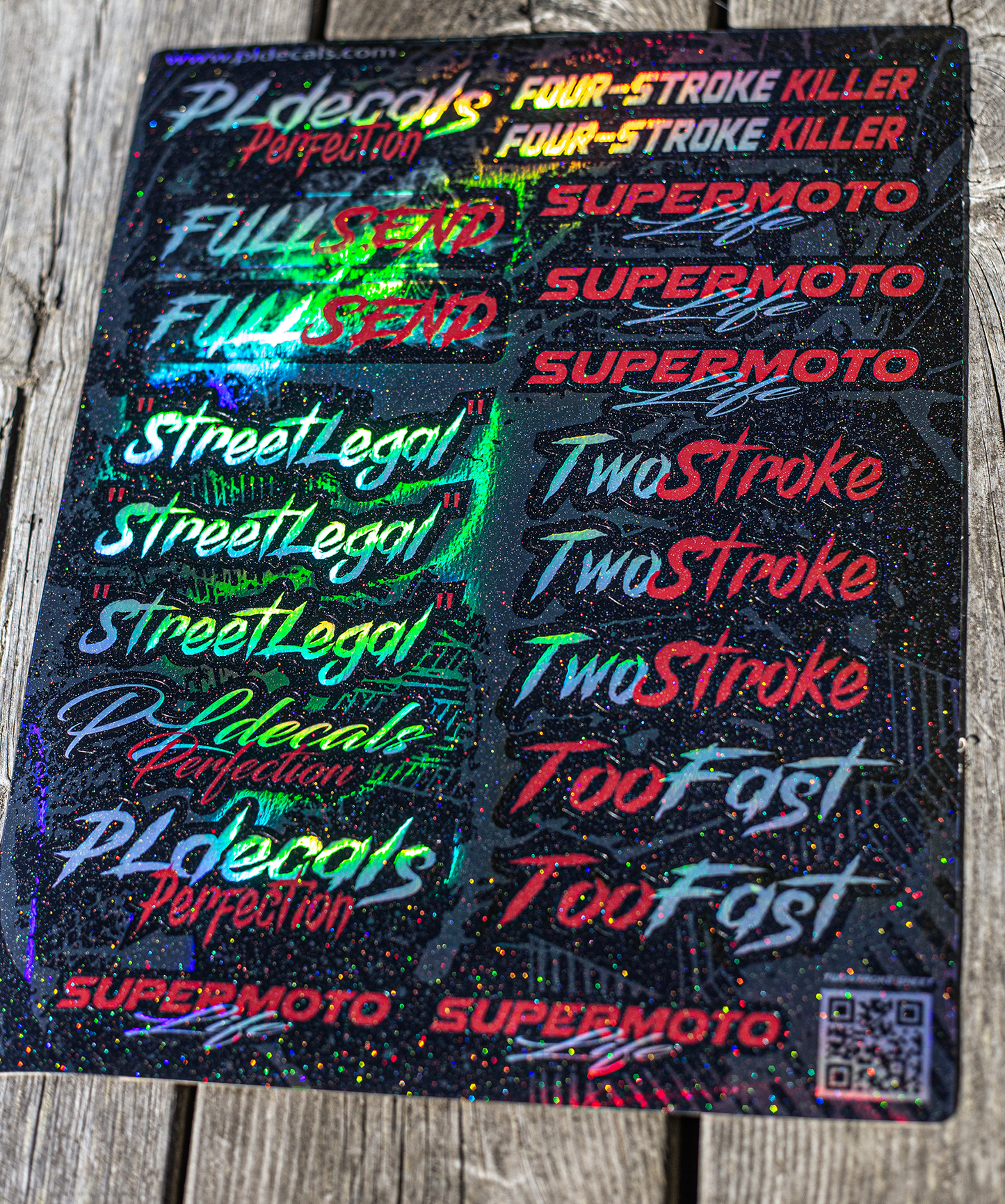 "Twostroke" Sticker sheet