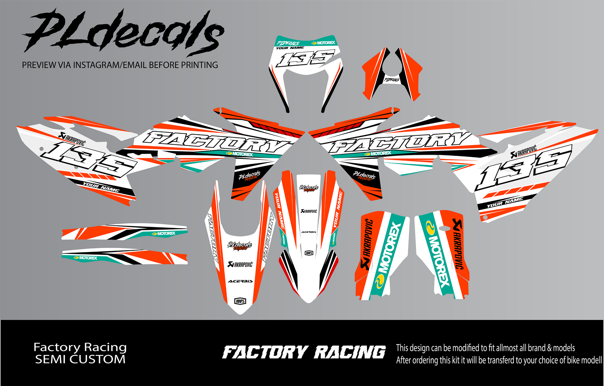 Factory Racing – PL Decals
